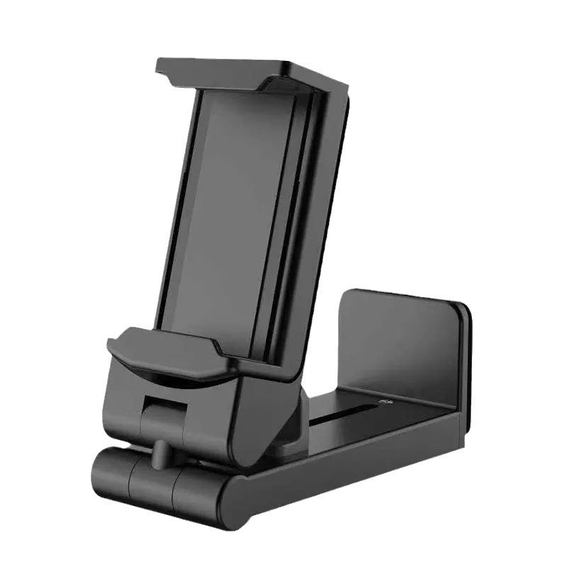 Multifunctional Lazy Desktop Phone Holder – ABS, Metal & Silicone, H22 Black - Daily Goods