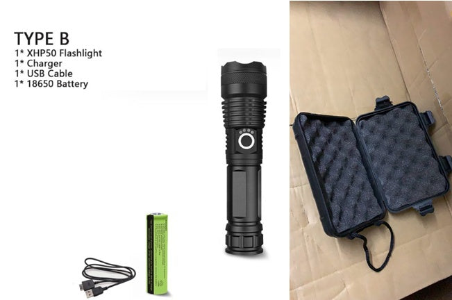 XHP70.2 Powerful Usb Led Flashlight - Daily Goods