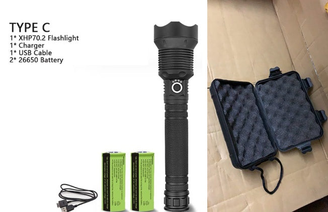 XHP70.2 Powerful Usb Led Flashlight - Daily Goods