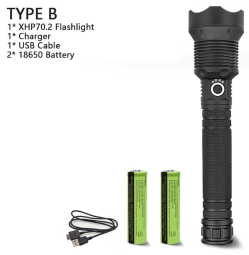 XHP70.2 Powerful Usb Led Flashlight - Daily Goods