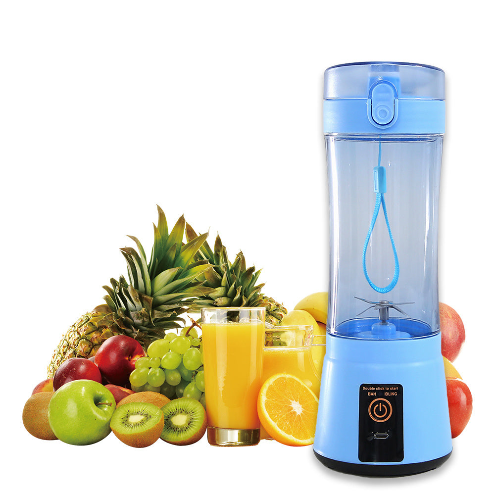 Portable Electric Fruit Juicer Wireless USB Rechargeable Mini Mixer Multifunction Summer Smoothie Blender Machine Kitchen Supplies - Daily Goods