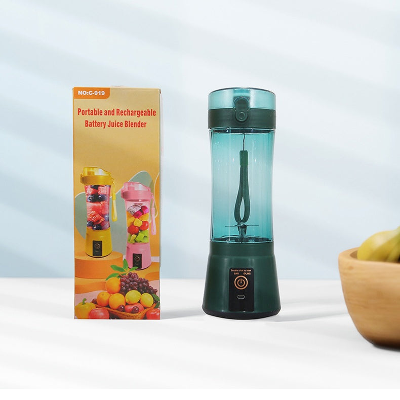 Portable Electric Fruit Juicer Wireless USB Rechargeable Mini Mixer Multifunction Summer Smoothie Blender Machine Kitchen Supplies - Daily Goods