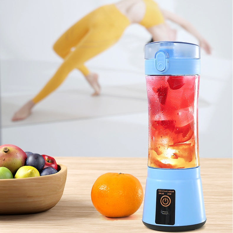 Portable Electric Fruit Juicer Wireless USB Rechargeable Mini Mixer Multifunction Summer Smoothie Blender Machine Kitchen Supplies - Daily Goods