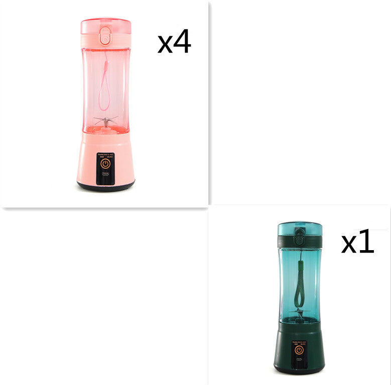 Portable Electric Fruit Juicer Wireless USB Rechargeable Mini Mixer Multifunction Summer Smoothie Blender Machine Kitchen Supplies - Daily Goods