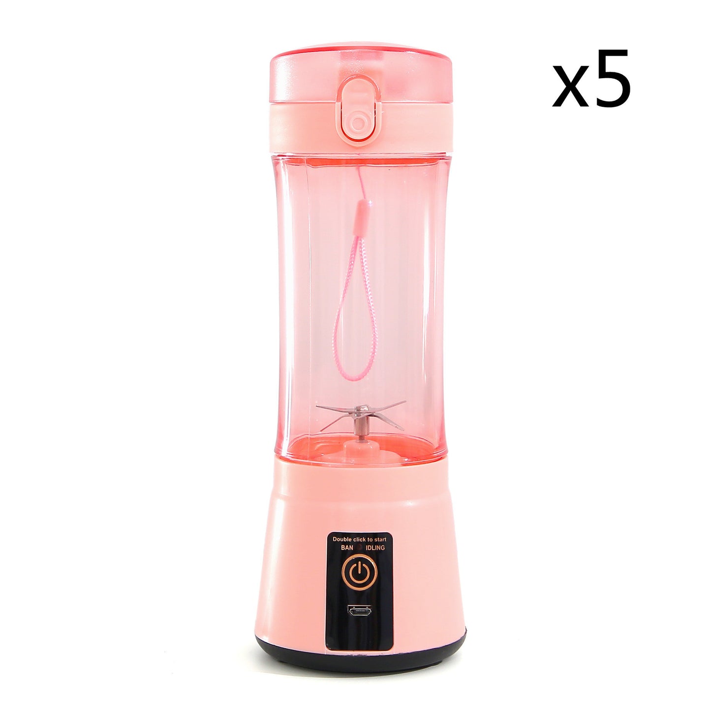 Portable Electric Fruit Juicer Wireless USB Rechargeable Mini Mixer Multifunction Summer Smoothie Blender Machine Kitchen Supplies - Daily Goods