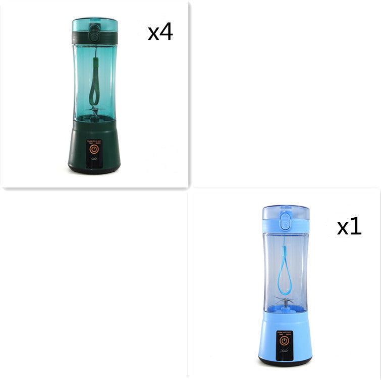 Portable Electric Fruit Juicer Wireless USB Rechargeable Mini Mixer Multifunction Summer Smoothie Blender Machine Kitchen Supplies - Daily Goods
