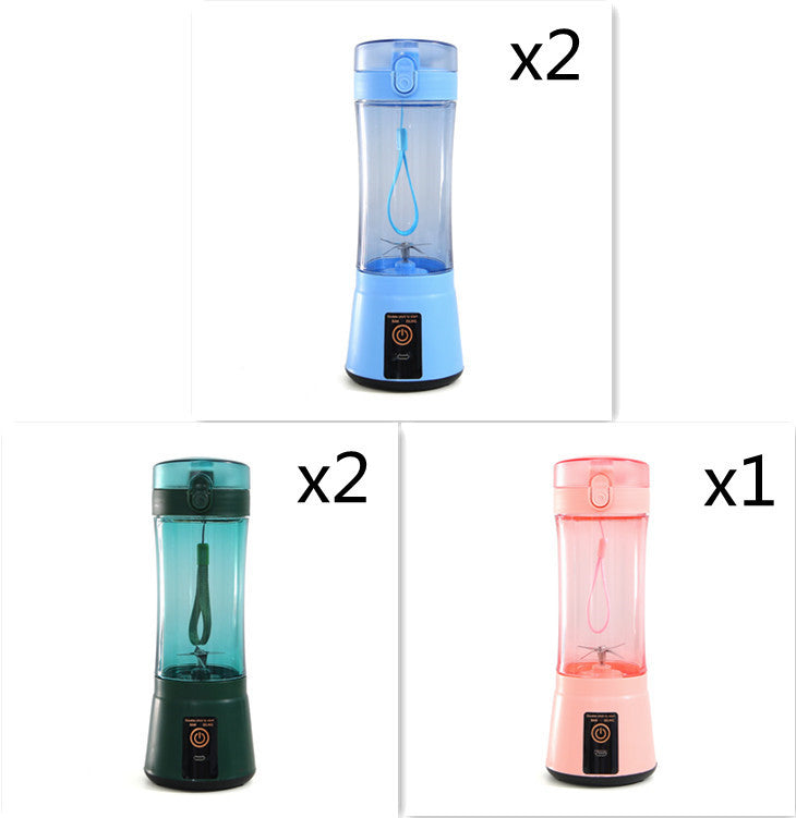 Portable Electric Fruit Juicer Wireless USB Rechargeable Mini Mixer Multifunction Summer Smoothie Blender Machine Kitchen Supplies - Daily Goods