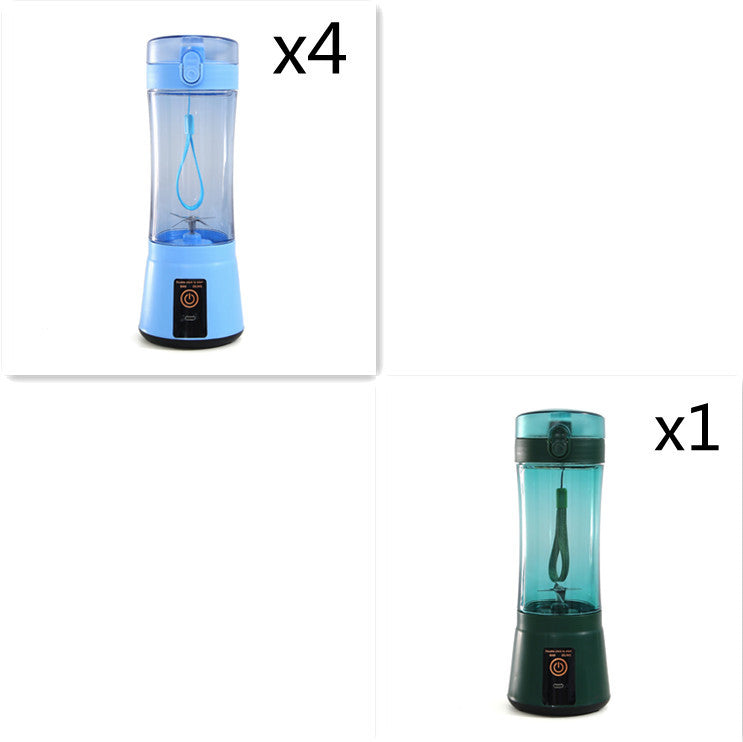 Portable Electric Fruit Juicer Wireless USB Rechargeable Mini Mixer Multifunction Summer Smoothie Blender Machine Kitchen Supplies - Daily Goods