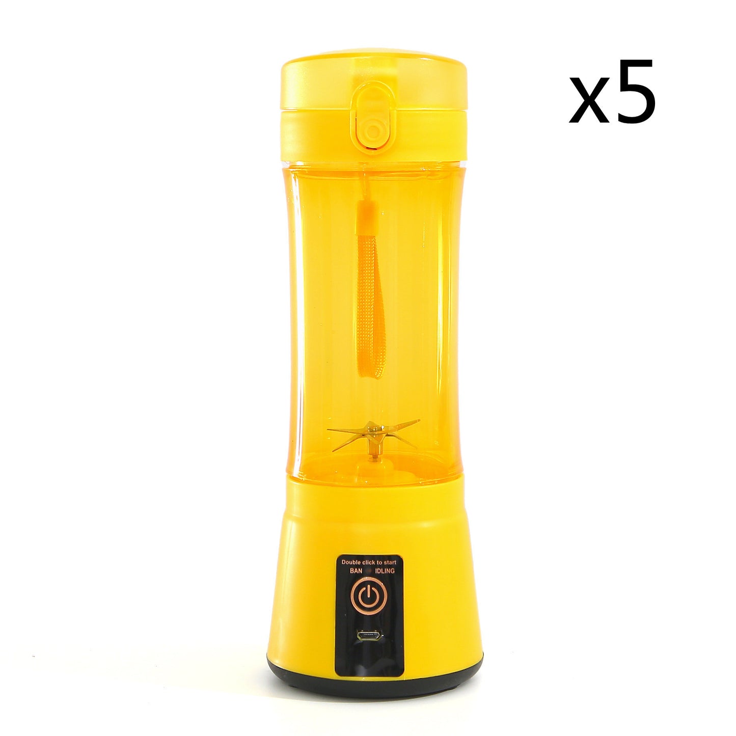 Portable Electric Fruit Juicer Wireless USB Rechargeable Mini Mixer Multifunction Summer Smoothie Blender Machine Kitchen Supplies - Daily Goods