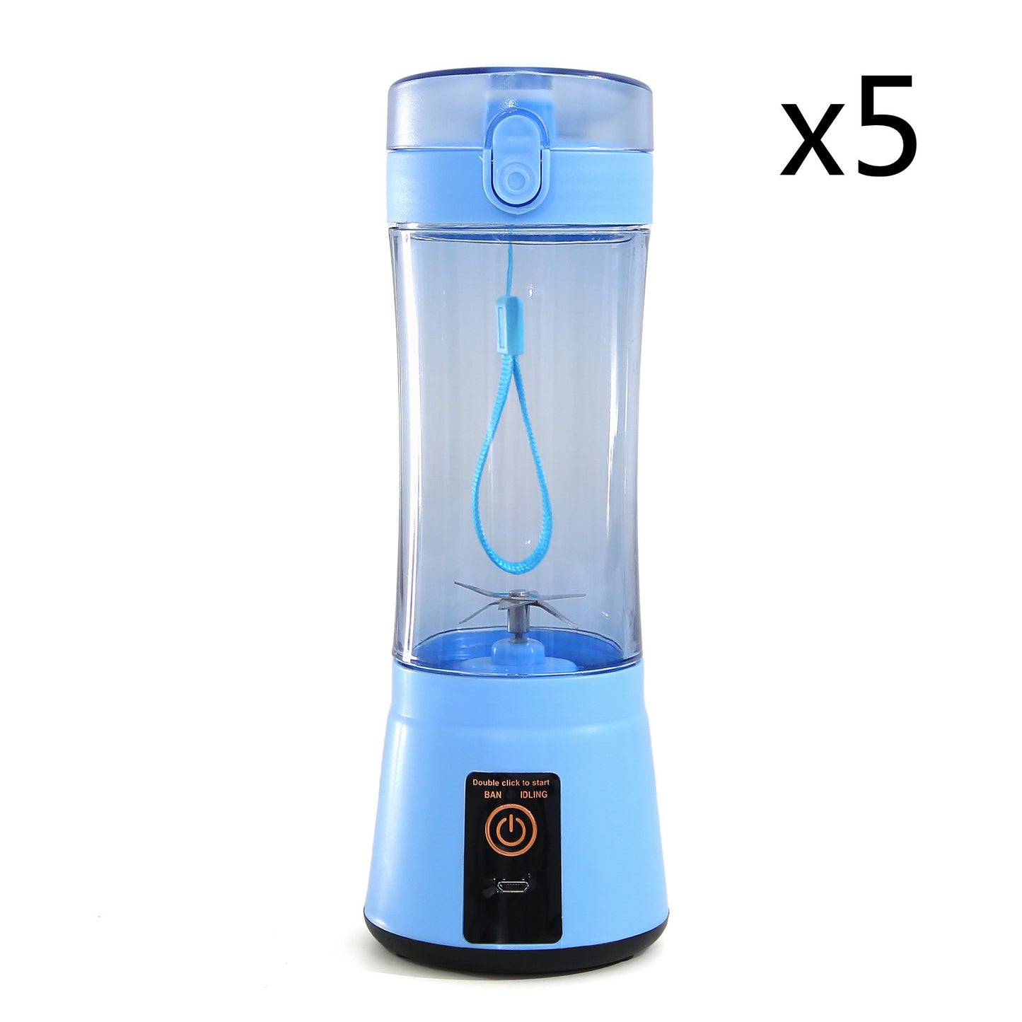 Portable Electric Fruit Juicer Wireless USB Rechargeable Mini Mixer Multifunction Summer Smoothie Blender Machine Kitchen Supplies - Daily Goods