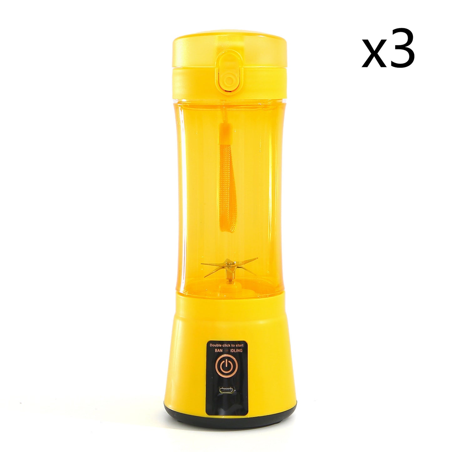 Portable Electric Fruit Juicer Wireless USB Rechargeable Mini Mixer Multifunction Summer Smoothie Blender Machine Kitchen Supplies - Daily Goods