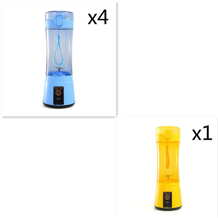 Portable Electric Fruit Juicer Wireless USB Rechargeable Mini Mixer Multifunction Summer Smoothie Blender Machine Kitchen Supplies - Daily Goods