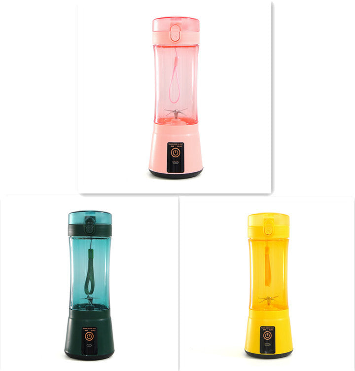 Portable Electric Fruit Juicer Wireless USB Rechargeable Mini Mixer Multifunction Summer Smoothie Blender Machine Kitchen Supplies - Daily Goods