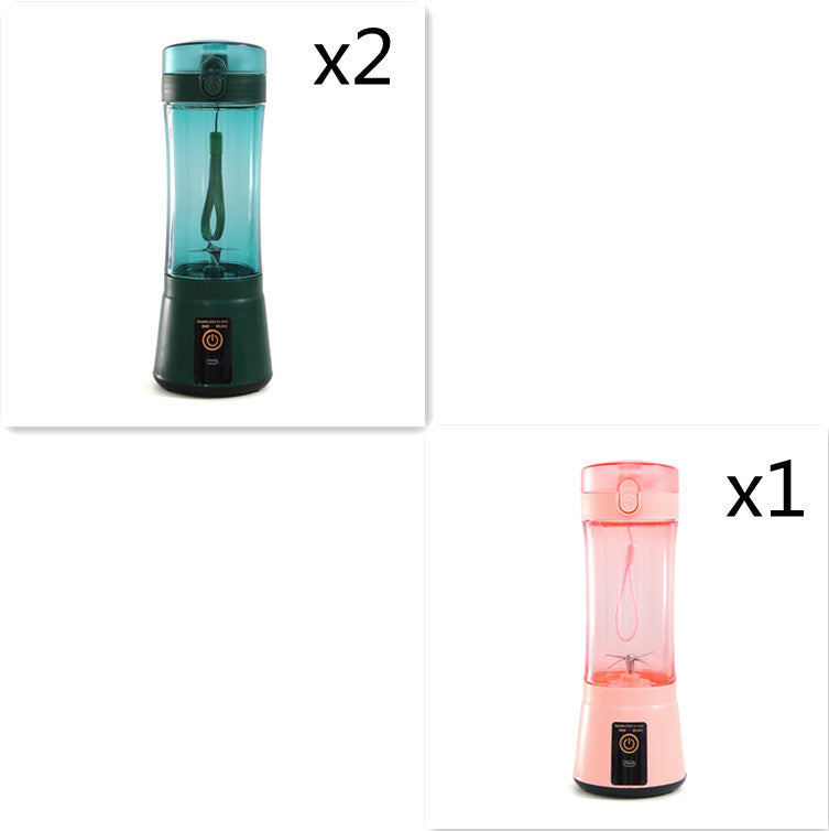 Portable Electric Fruit Juicer Wireless USB Rechargeable Mini Mixer Multifunction Summer Smoothie Blender Machine Kitchen Supplies - Daily Goods