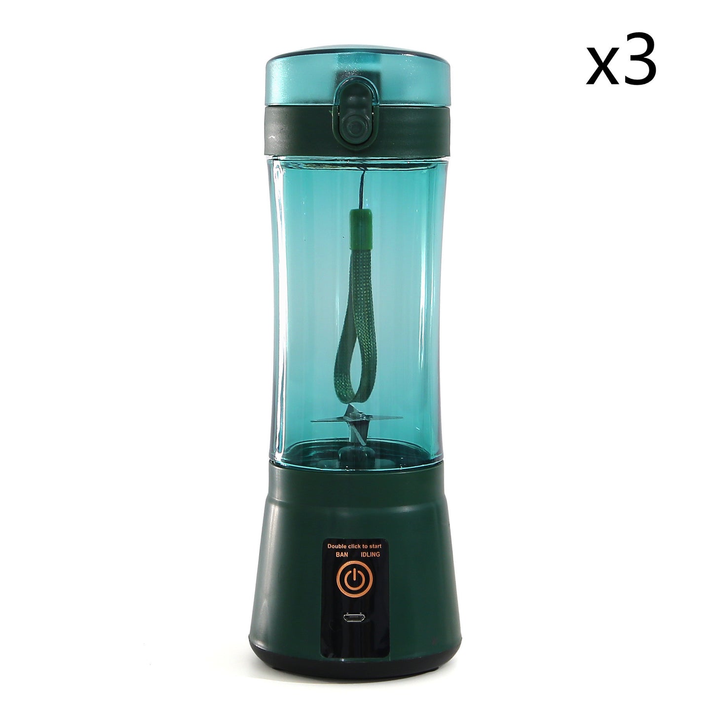 Portable Electric Fruit Juicer Wireless USB Rechargeable Mini Mixer Multifunction Summer Smoothie Blender Machine Kitchen Supplies - Daily Goods