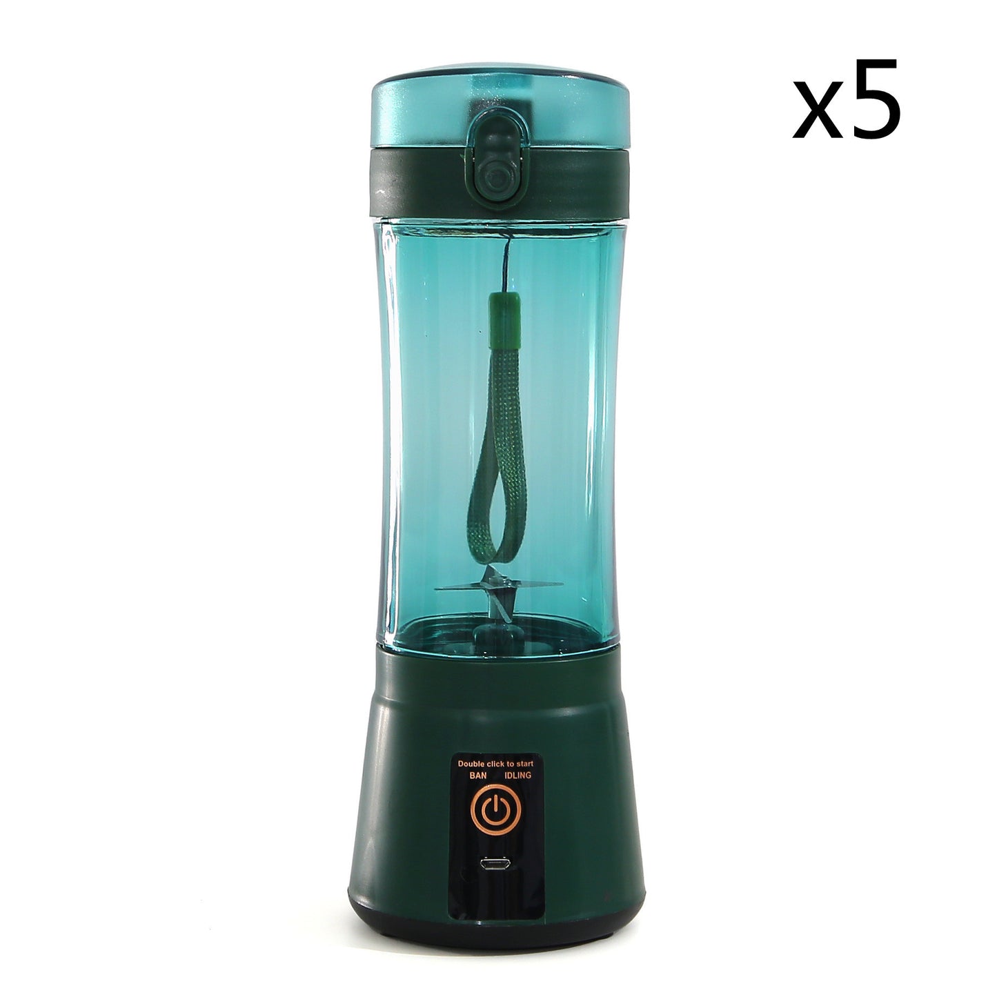 Portable Electric Fruit Juicer Wireless USB Rechargeable Mini Mixer Multifunction Summer Smoothie Blender Machine Kitchen Supplies - Daily Goods
