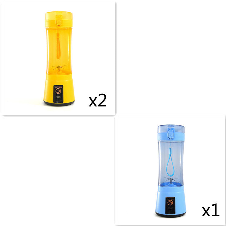 Portable Electric Fruit Juicer Wireless USB Rechargeable Mini Mixer Multifunction Summer Smoothie Blender Machine Kitchen Supplies - Daily Goods