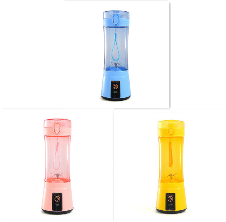 Portable Electric Fruit Juicer Wireless USB Rechargeable Mini Mixer Multifunction Summer Smoothie Blender Machine Kitchen Supplies - Daily Goods