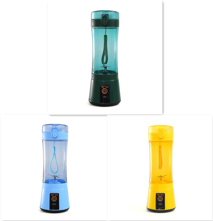 Portable Electric Fruit Juicer Wireless USB Rechargeable Mini Mixer Multifunction Summer Smoothie Blender Machine Kitchen Supplies - Daily Goods