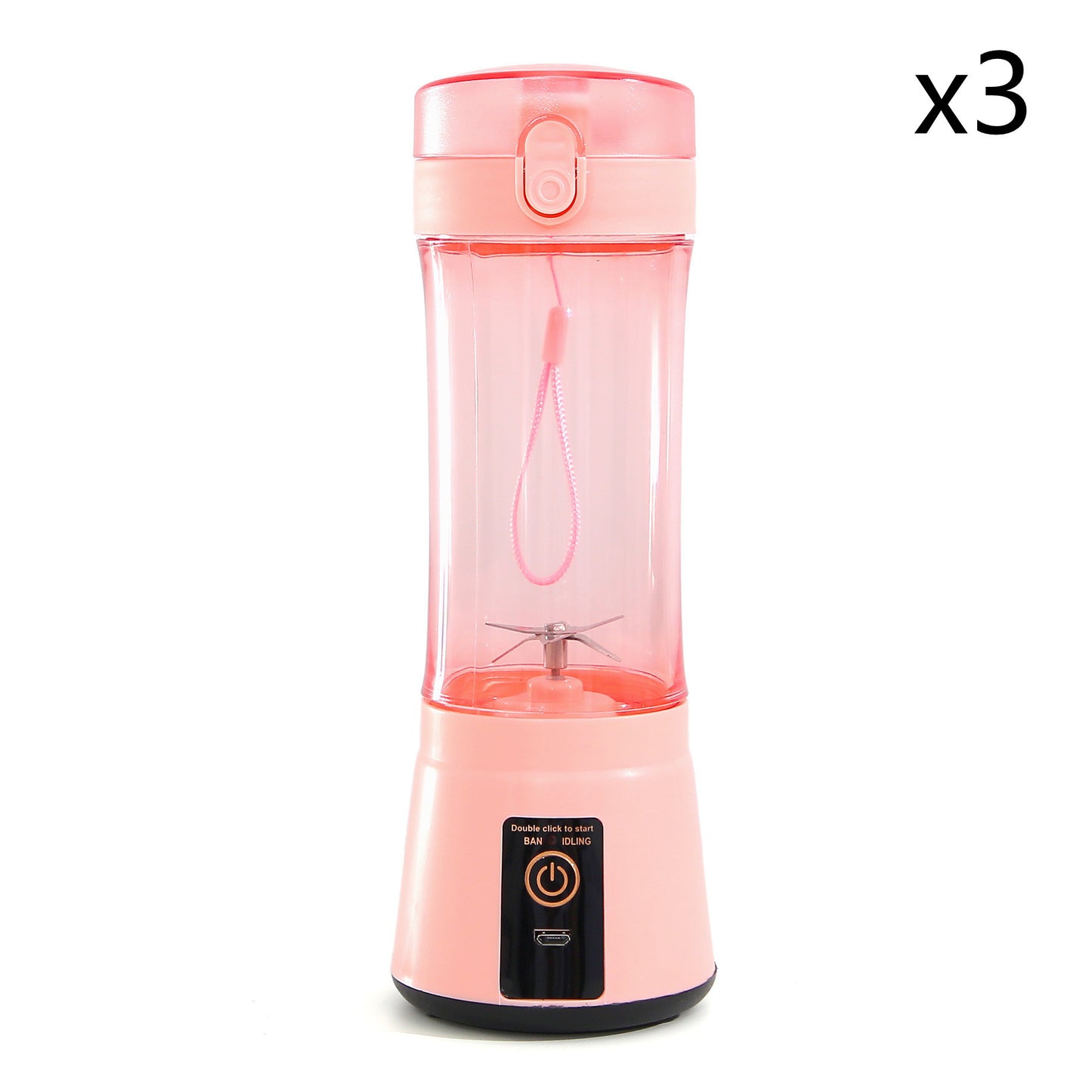 Portable Electric Fruit Juicer Wireless USB Rechargeable Mini Mixer Multifunction Summer Smoothie Blender Machine Kitchen Supplies - Daily Goods