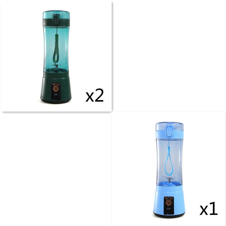 Portable Electric Fruit Juicer Wireless USB Rechargeable Mini Mixer Multifunction Summer Smoothie Blender Machine Kitchen Supplies - Daily Goods