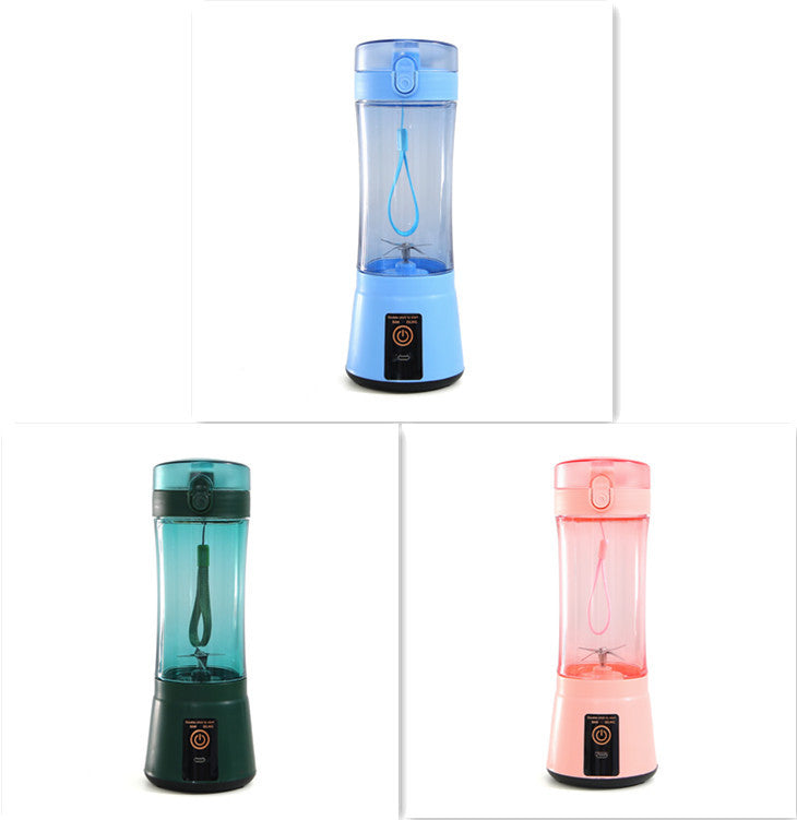 Portable Electric Fruit Juicer Wireless USB Rechargeable Mini Mixer Multifunction Summer Smoothie Blender Machine Kitchen Supplies - Daily Goods