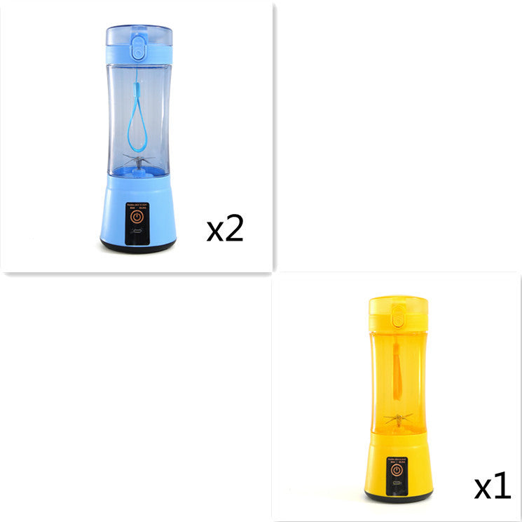 Portable Electric Fruit Juicer Wireless USB Rechargeable Mini Mixer Multifunction Summer Smoothie Blender Machine Kitchen Supplies - Daily Goods