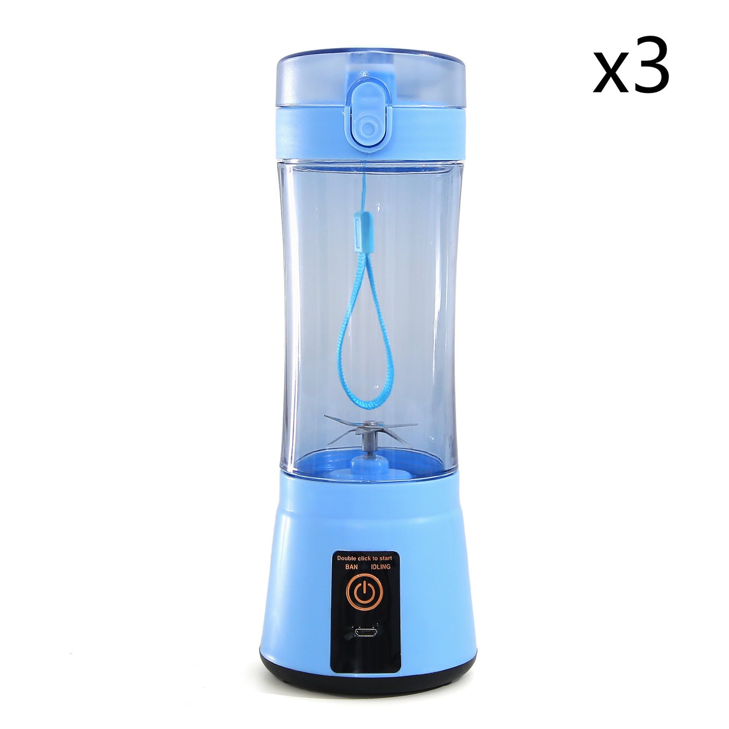 Portable Electric Fruit Juicer Wireless USB Rechargeable Mini Mixer Multifunction Summer Smoothie Blender Machine Kitchen Supplies - Daily Goods