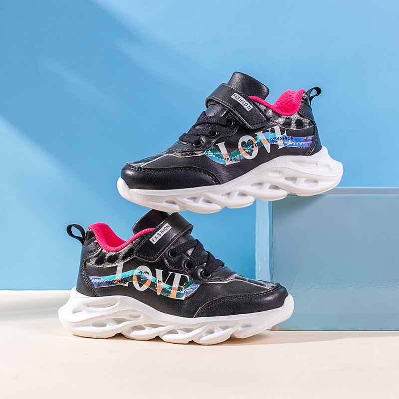 Korean Style Trendy Shoes Girls Girls Shoes Children's Sports Shoes - Daily Goods
