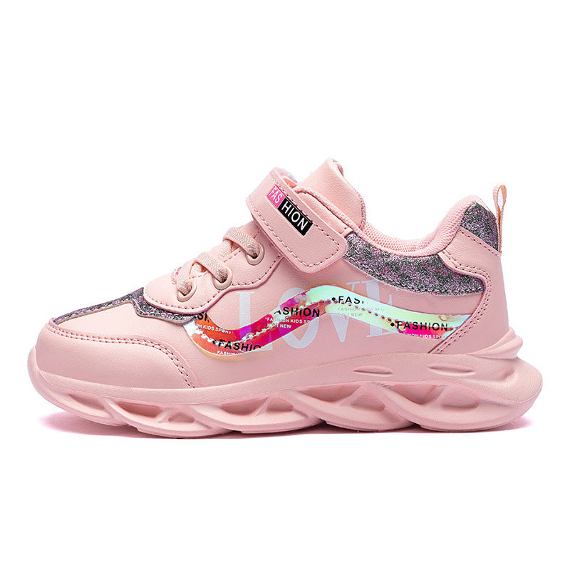 Korean Style Trendy Shoes Girls Girls Shoes Children's Sports Shoes - Daily Goods
