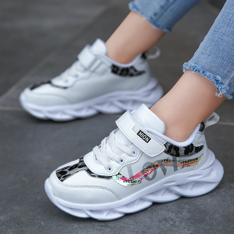 Korean Style Trendy Shoes Girls Girls Shoes Children's Sports Shoes - Daily Goods