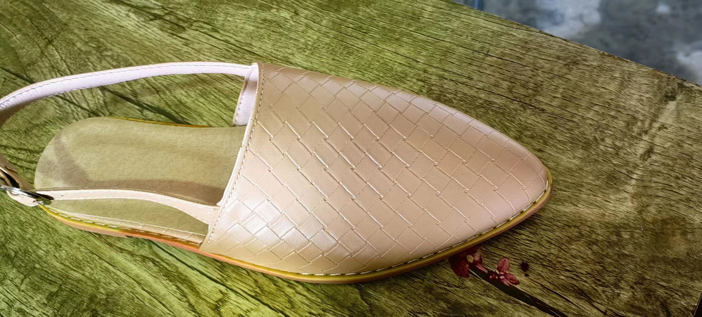 European And American Baotou Flat Sandals With Buckle - Daily Goods