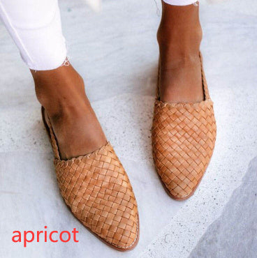 European And American Baotou Flat Sandals With Buckle - Daily Goods