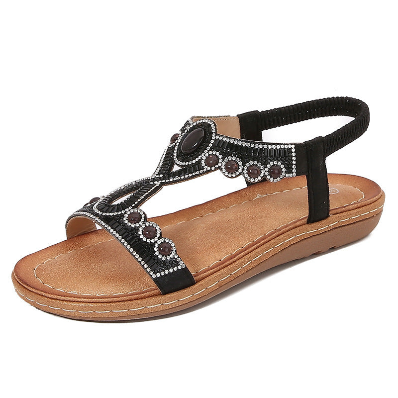 Frosted Bohemian Sandals Women's Summer - Daily Goods