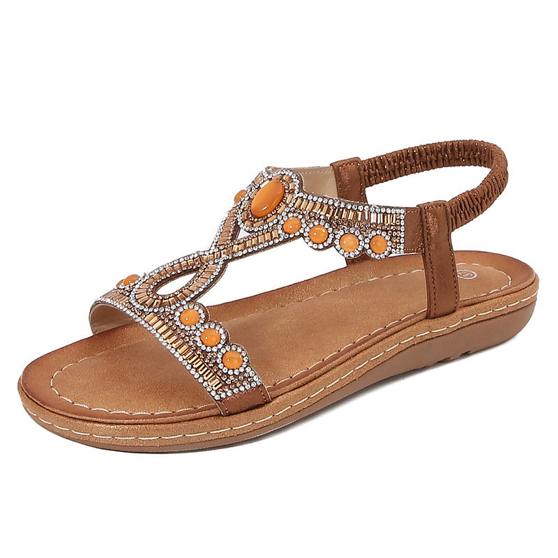 Frosted Bohemian Sandals Women's Summer - Daily Goods