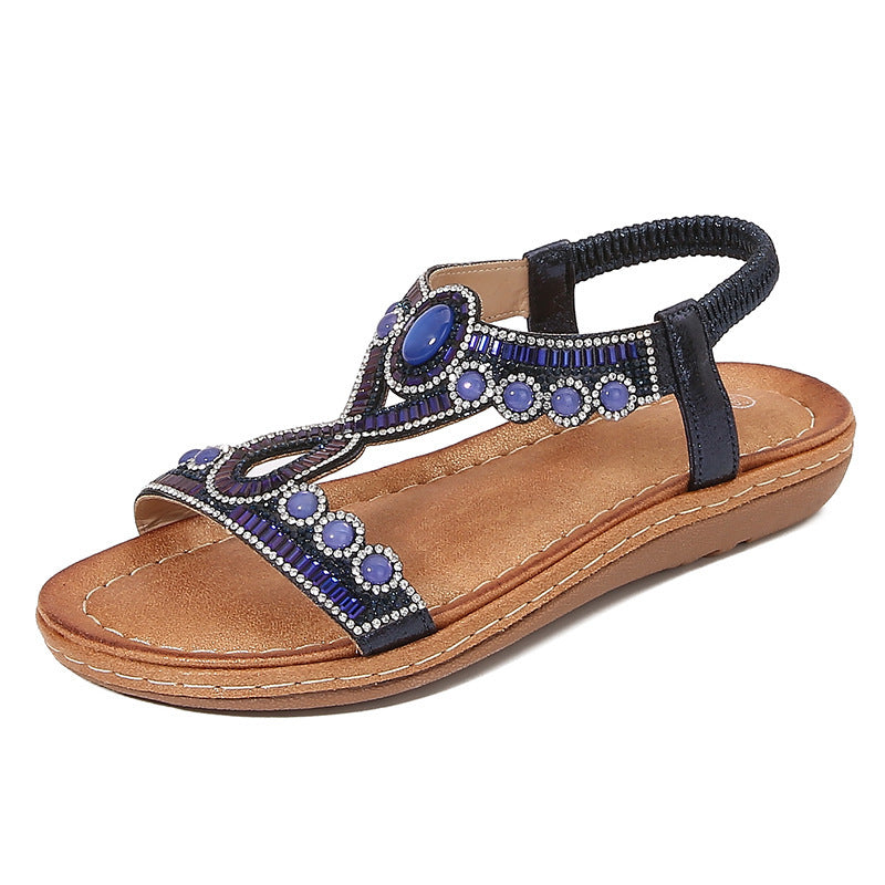 Frosted Bohemian Sandals Women's Summer - Daily Goods