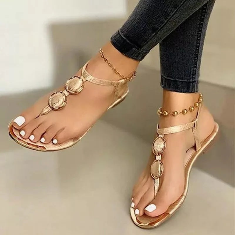 Women's Flat Sandals Summer Beach Shoes - Daily Goods