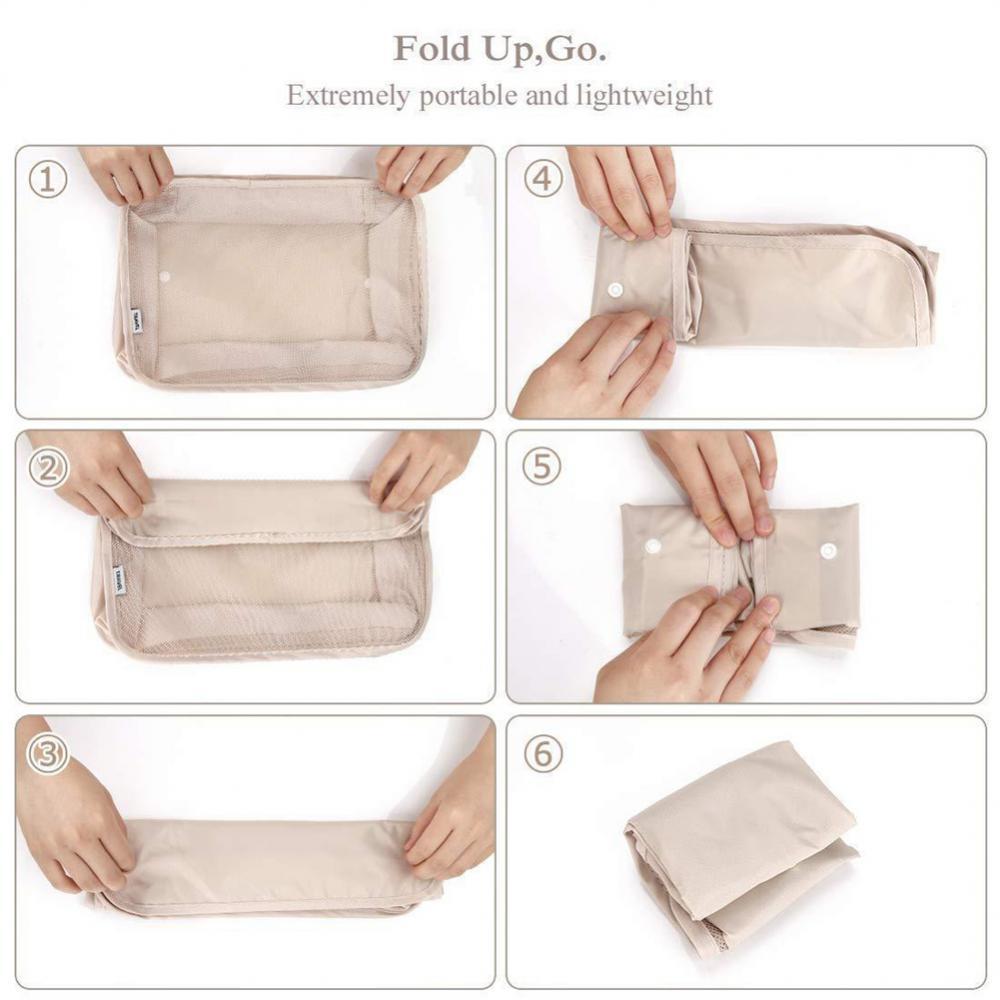 Multi Set Luggage Divider Bag Travel Storage Clothes Organizer Packing Cube Bag - Daily Goods