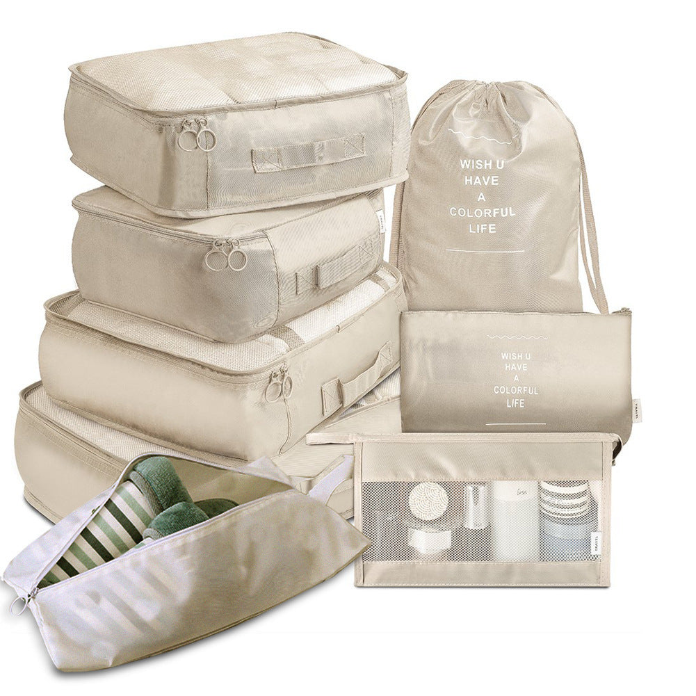 Multi Set Luggage Divider Bag Travel Storage Clothes Organizer Packing Cube Bag - Daily Goods