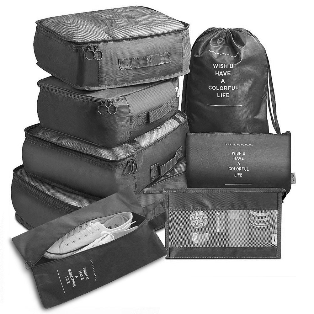 Multi Set Luggage Divider Bag Travel Storage Clothes Organizer Packing Cube Bag - Daily Goods