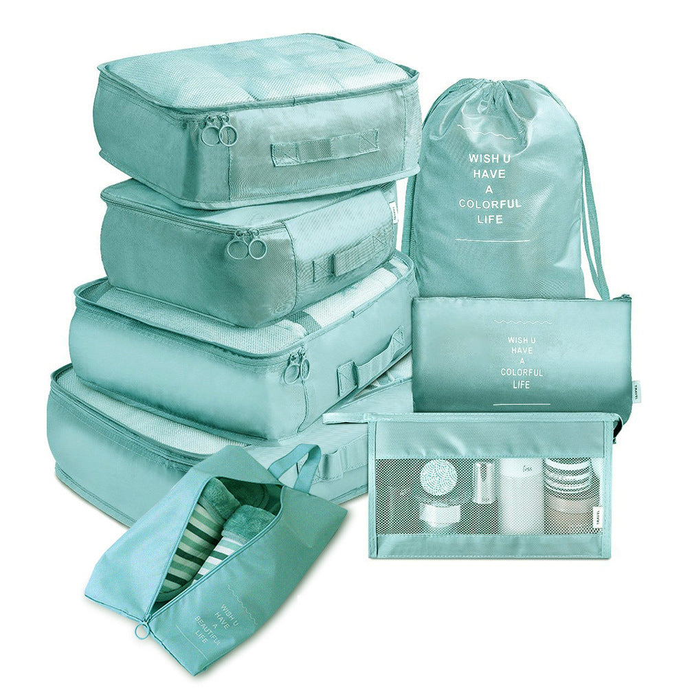 Multi Set Luggage Divider Bag Travel Storage Clothes Organizer Packing Cube Bag - Daily Goods