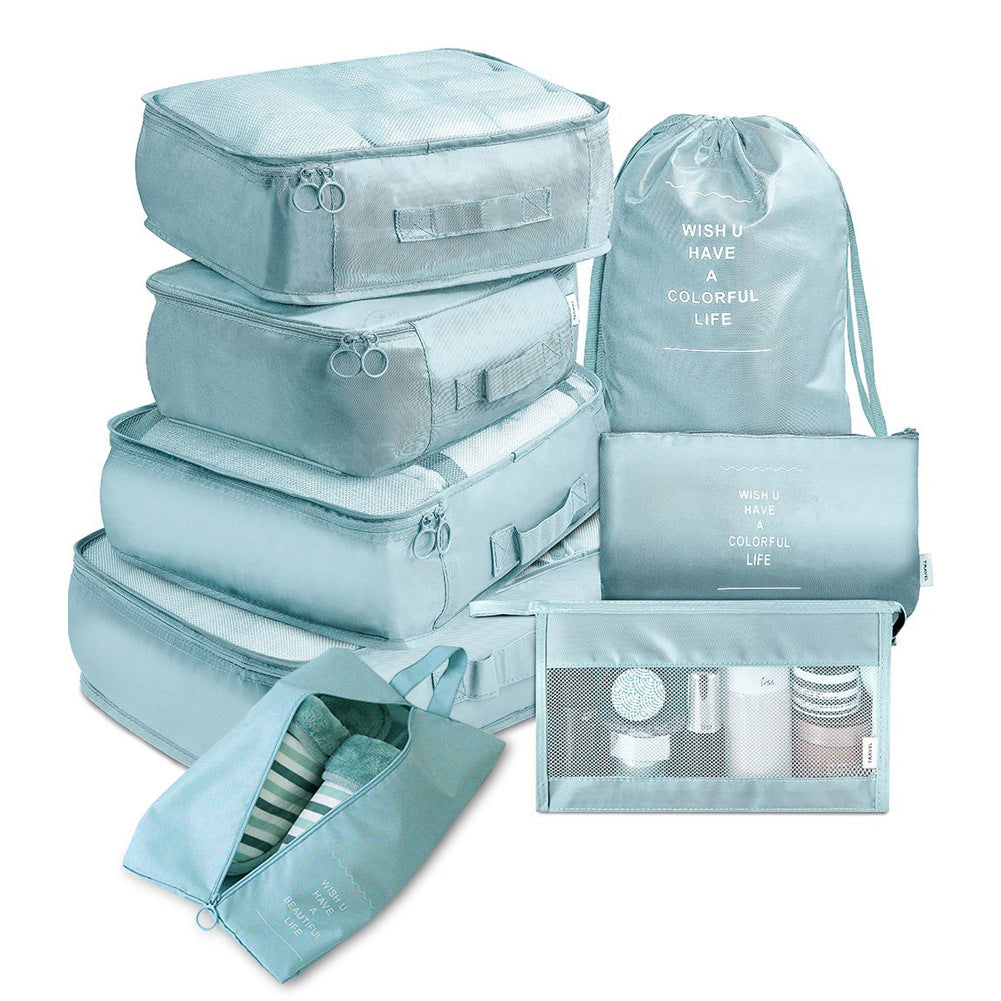Multi Set Luggage Divider Bag Travel Storage Clothes Organizer Packing Cube Bag - Daily Goods