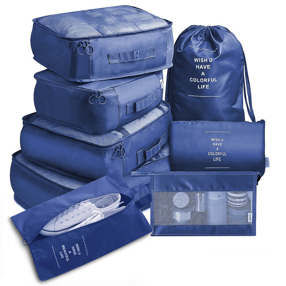 Multi Set Luggage Divider Bag Travel Storage Clothes Organizer Packing Cube Bag - Daily Goods