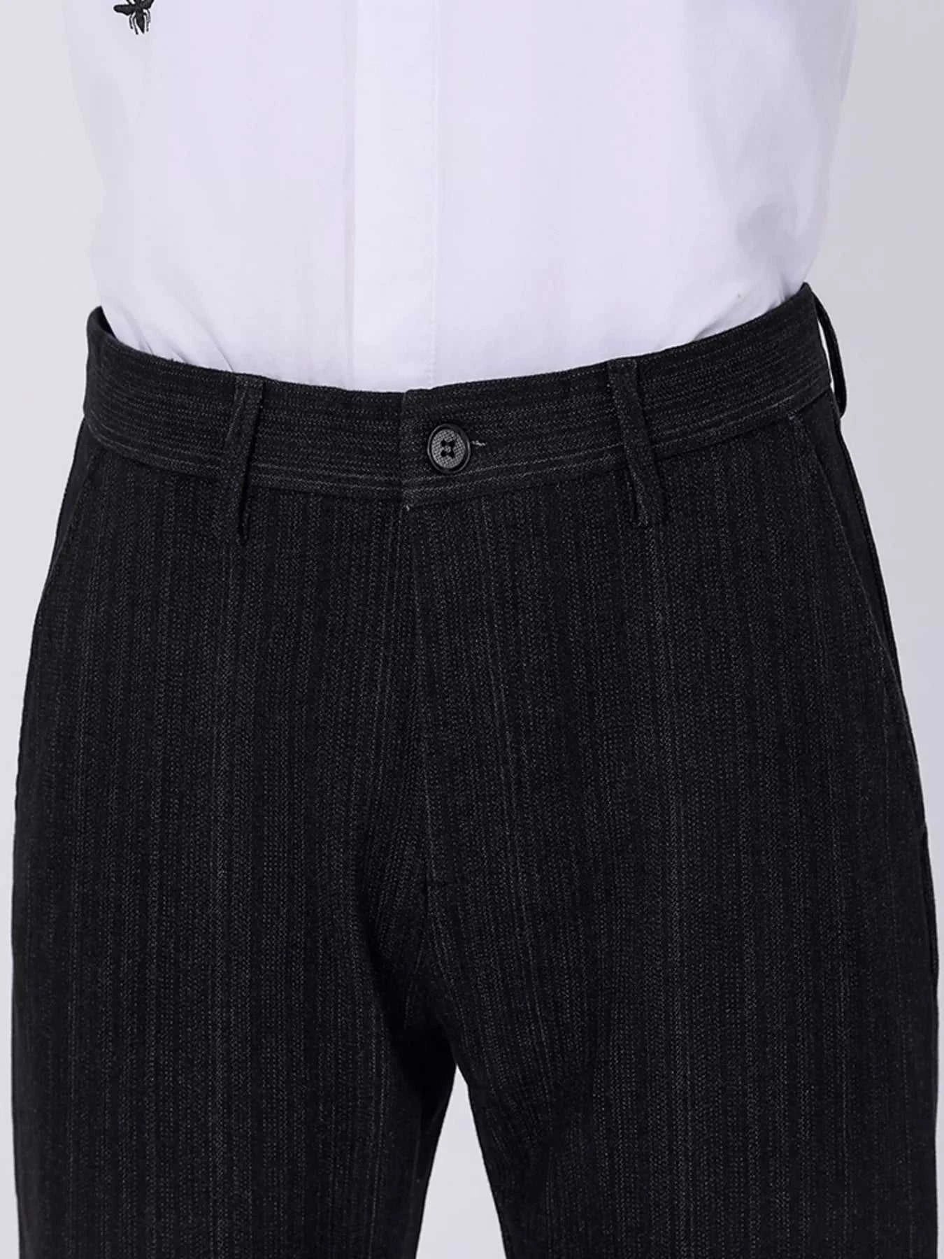 Trendsi black slim fit pants