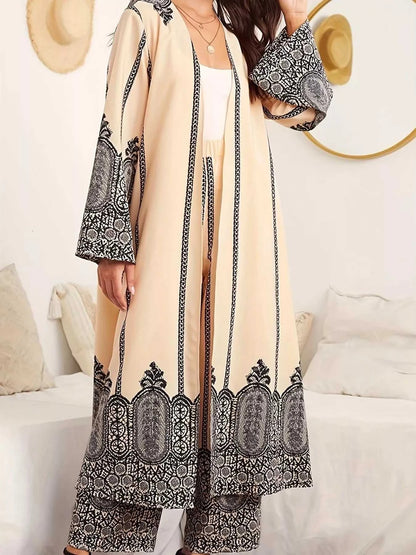 Trendsi long sleeve cardigan