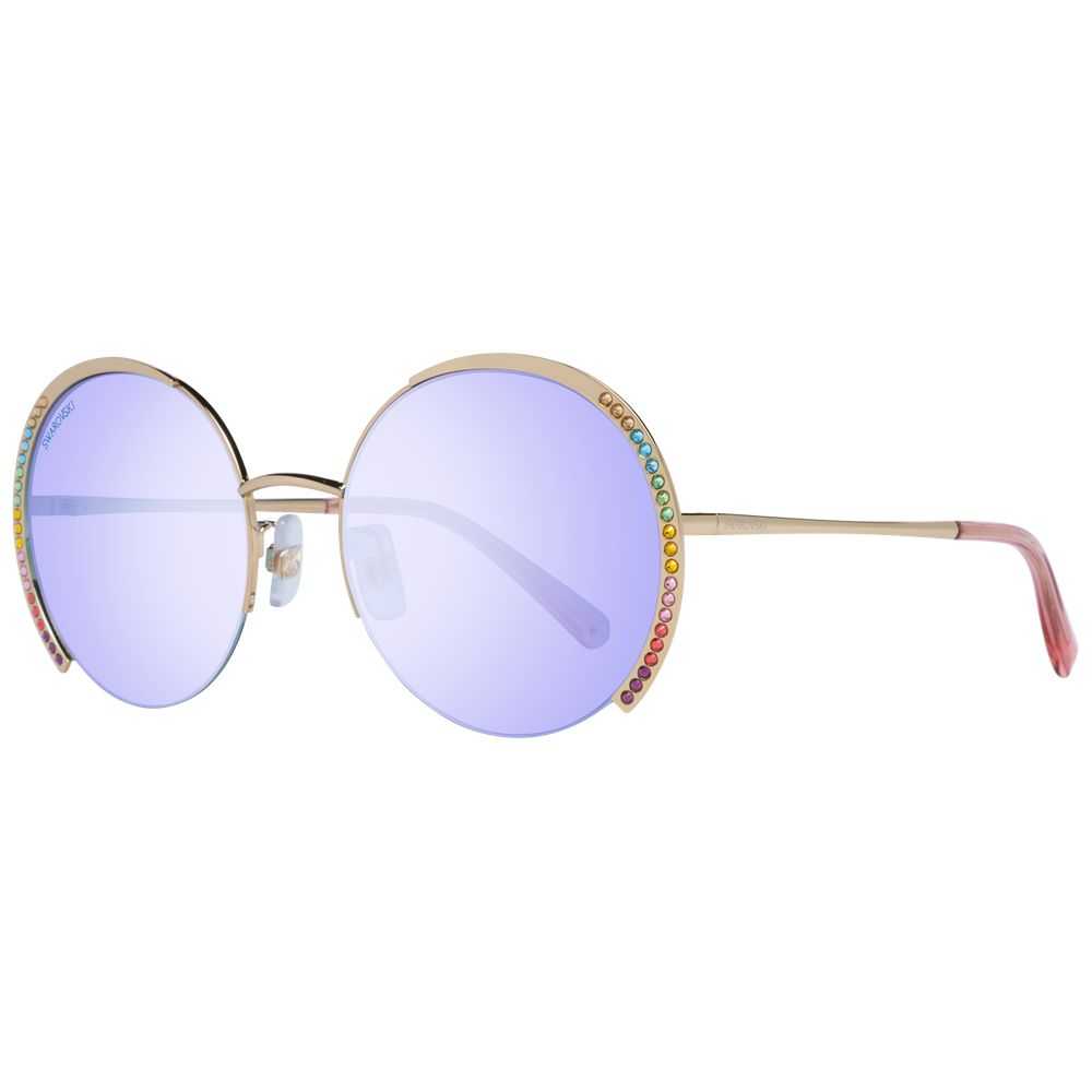 Swarovski Gold Metal Sunglasses