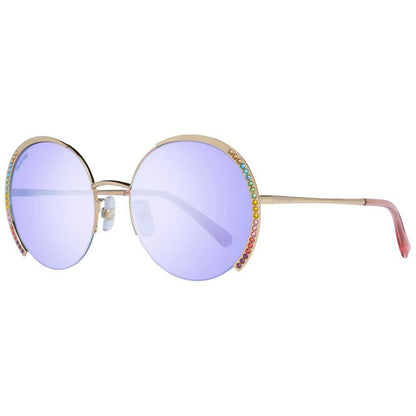 Swarovski Gold Metal Sunglasses