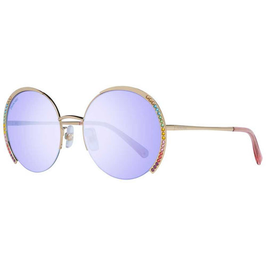 Swarovski Gold Metal Sunglasses