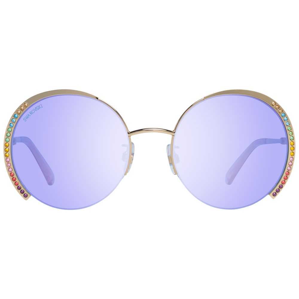 Swarovski Gold Metal Sunglasses