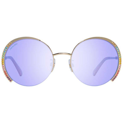 Swarovski Gold Metal Sunglasses